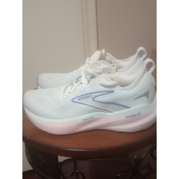 Brooks Glycerin GTS 22 Womens Size 8 B Blue Pink Athletic Running Shoes Sneakers - Picture 11 of 15